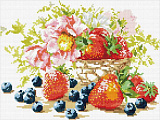 Картина мозаикой Molly Ягодный натюрморт 40*50, 26 цветов