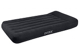 Надувная кровать Intex Pillow Rest Classic с подголовником, со встроенным насосом
