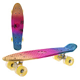 Скейтборд X-Match с анодированной декой, пластик, 56.5x14.5 см, PU