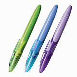 Ручка перьевая Bic EasyClic, корпус ассорти, иридиевое перо, сменный картридж, блистер