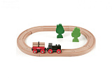 Игровой набор Brio Железная дорога с грузовым поездом, 18 элементов