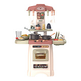 Детская кухня Funky Toys Chef Studio, бежевая, вода, св., зв., 29 предметов, 45х21.5х62 см
