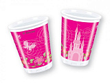 Стаканы пластиковые Procos Принцессы Disney, Летний замок, 180 мл, 10 шт.
