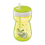 Поильник Happy Baby Straw Feeding Cup большой, с трубочкой, 360 мл, lime