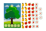 Игровой набор LipLip Дерево состав числа, фетр, 38 дет.