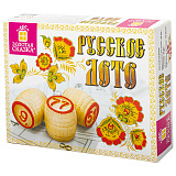 Настольная игра Золотая Сказка Русское лото классическое, с деревянными бочонками, в картонной упаковке