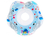 Надувной круг на шею Roxy-Kids Flipper Лебединое озеро 0+ с музыкой, голубой