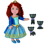 Игровой набор Disney Princess Малышка Мерида и 3 медвежонка