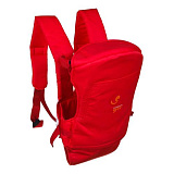 Рюкзак Tigger Blumen для переноски детей, c козырьком, красный