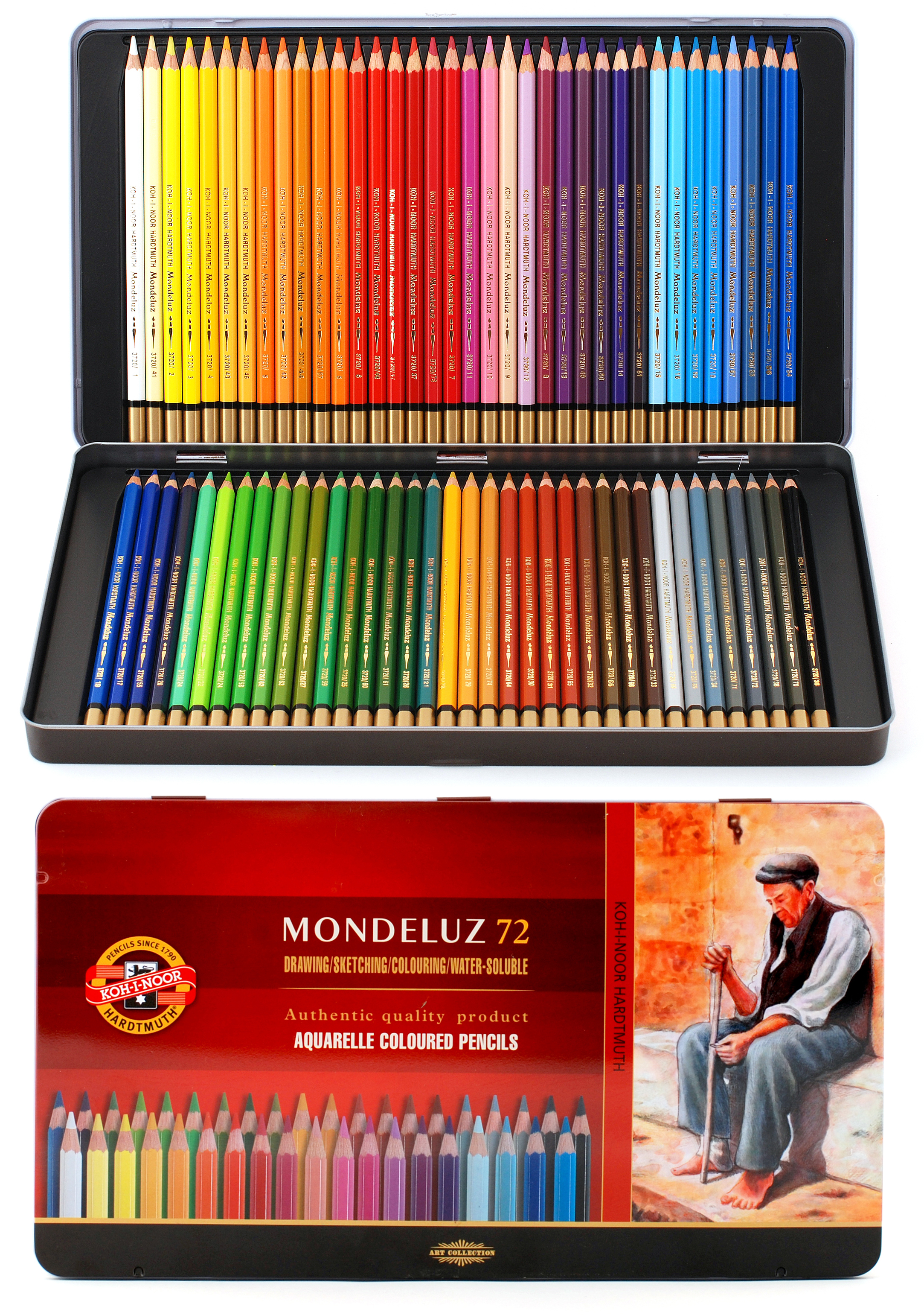 Цветные карандаши Koh-i-Noor Mondeluz 72