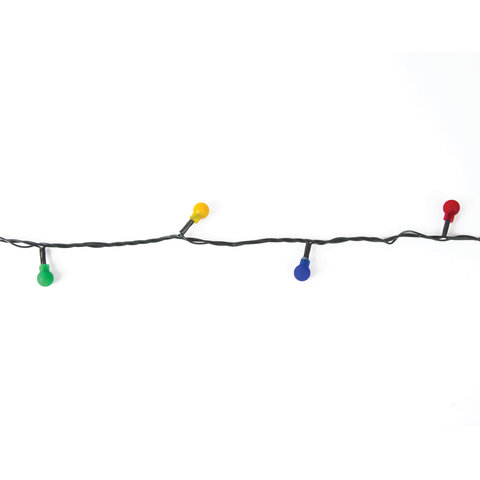 Электрогирлянда светодиодная Золотая Сказка Шарики, 50 ламп, 5 м, многоцветная, контроллер - фото N3
