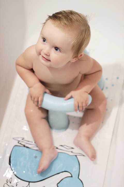 Коврик для ванны Roxy-Kids Китенок, со съемным стульчиком, 91.4 х 40 см - фото N3