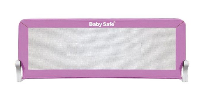 Барьер Baby Safe XY-002C1.SC.1 для детской кроватки, 180*66 см, пурпурный - фото