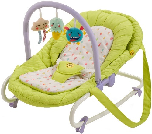 Шезлонг Happy Baby Nesty, Green - фото