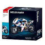 Конструктор Sluban Мотоцикл S1000MS, 1:12, 242 дет.