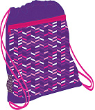 Мешок-рюкзак для обуви Belmil Purple Color, с вент. сеткой и объем. карм. на молн., 35х43 см