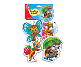 Мягкие пазлы Vladi Toys, Baby puzzle Забавные насекомые