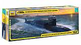 Сборная модель Звезда Российская атомная подводная лодка Тула проекта Дельфин, 1/350