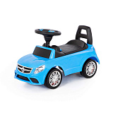 Каталка-автомобиль Полесье SuperCar №3, со звуковым сигналом, голубая