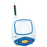 Устройство звукового контроля за ребенком Care, радионяня, 2 адаптора, бело-синий