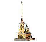 Сборная модель Умная Бумага Петропавловский собор. Санкт-Петербург, в миниатюре