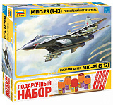 Сборная модель Звезда Российский истребитель МиГ-29 9-13, 1/72, подарочный набор