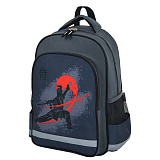 Рюкзак для начальной школы Пифагор School Samurai, 38x28х14 см