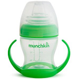 Поильник Munchkin Flexi Cup с силиконовым носиком и ручками, 120 мл, зеленый