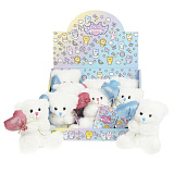 Мягкая игрушка Добрые игрушки Мишки с шариками, 14 см, 2 цвета, без чипа, ассорт.