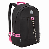 Рюкзак Grizzly Lady, школьный, укрепленная спинка, 1 отделение, для девочек, 10L, 37,5х24х12 см