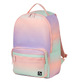 Рюкзак Brauberg MultiColor Gradient, универсальный, нейлон, разноцветный, 17L, 43х28х14 см