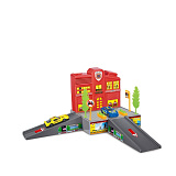Игровой набор Dave Toy Пожарная станция, с 1 машинкой