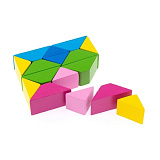 Набор Томик Треугольники цветные, 16 деталей
