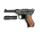 Пистолет Edison Lionmatic, 26.5 см, с глушителем, в коробке