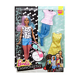 Кукла Mattel Barbie Игра с модой, с набором одежды, в ассортименте