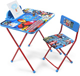 Комплект детской складной мебели Ника, Disney, Мстители с рисунком столешницы Железный человек