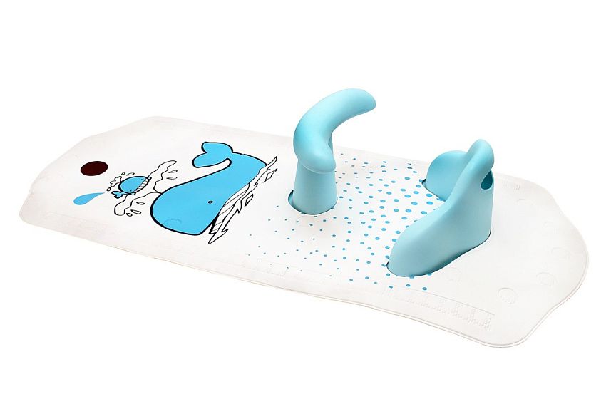 Коврик для ванны Roxy-Kids Китенок, со съемным стульчиком, 91.4 х 40 см