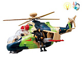 Игрушечный военный вертолет Helicopter, с фигурками
