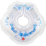 Круг Baby Swimmer Гжель, на шею, для купания, 0-24 мес.