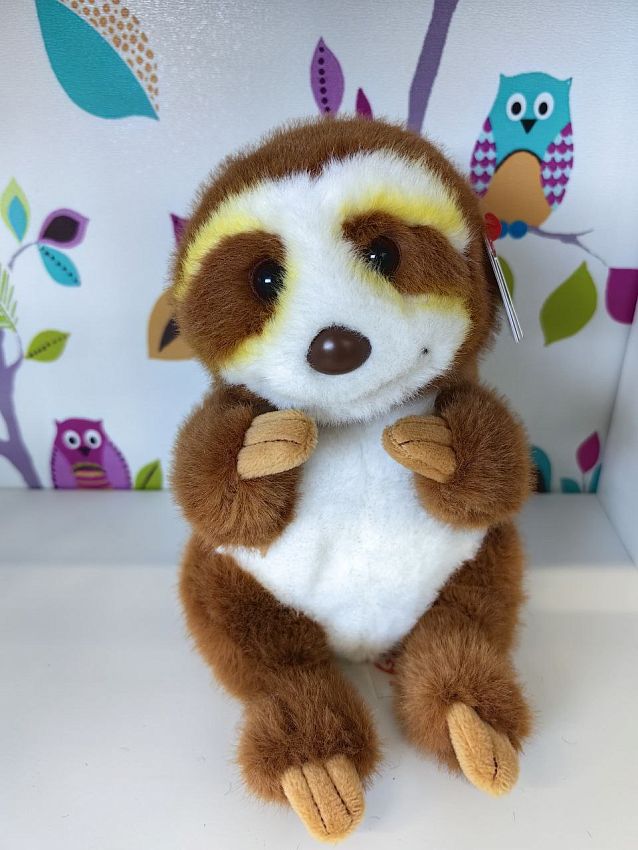 Мягкая игрушка Коричневый ленивец Стелла, 15 см  - N3 Мягкая игрушка Коричневый ленивец Стелла, 15 см  - фото N3