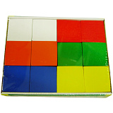 Кубики Росэко цветные, 12 деталей