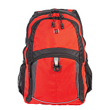 Рюкзак Wenger, универсальный, оранжево-черный, серые вставки, 22 л, 33х15х45 см