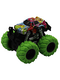 Машинка гоночная Funky Toys Die-cast, 4*4, фрикционная, двойной реверс, зеленые колеса