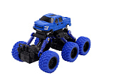 Инерционная машинка Funky Toys Внедорожник, синяя, 6х6
