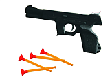Игрушка Bauer Полицейский пистолет, большой, со стрелами на присосках