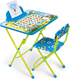 Комплект детской мебели Ника, Веселая азбука, с пеналом, мягкий стул