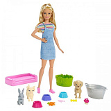 Игровой набор Mattel Barbie Кукла и домашние питомцы