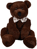 Мягкая игрушка Lapkin Медведь, 50 см, темно-коричневый