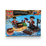 Конструктор Город мастеров Пираты: плот с фигурками
