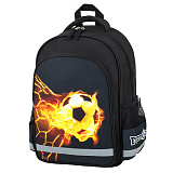 Рюкзак для начальной школы Пифагор School Fire goal, 38x28х14 см